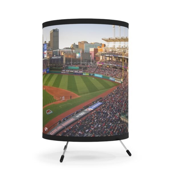 Cleveland Guardians Progressive Field Tripod Lamp with High-Res Printed Shade, USCA plug - Image 4
