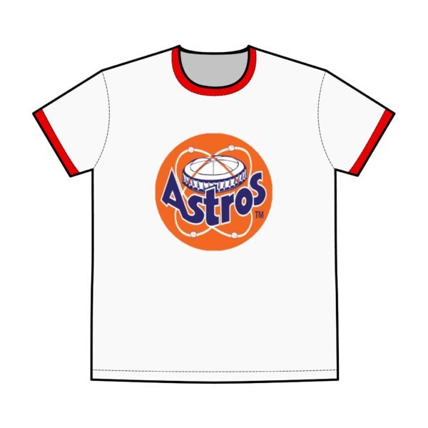 Houston Astros Men's Staple Ringer Tee - Image 3