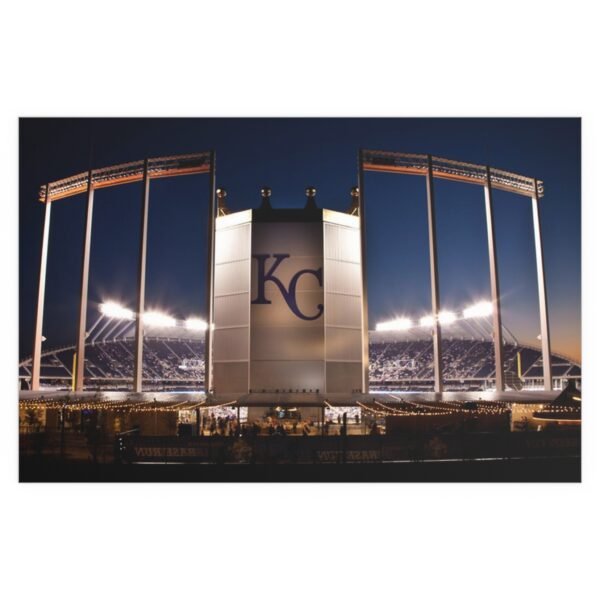 Kansas City Royals Kauffman Stadium Indoor and Outdoor Silk Posters - Image 2