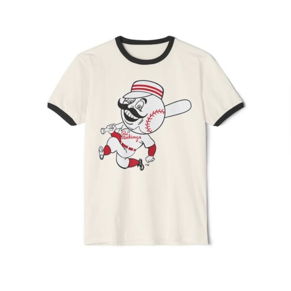 Cincinnati Reds Unisex Cotton Ringer T-Shirt - Image 5