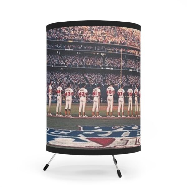 San Diego Padres Jack Murphy Stadium Tripod Lamp with High-Res Printed Shade, USCA plug - Image 2