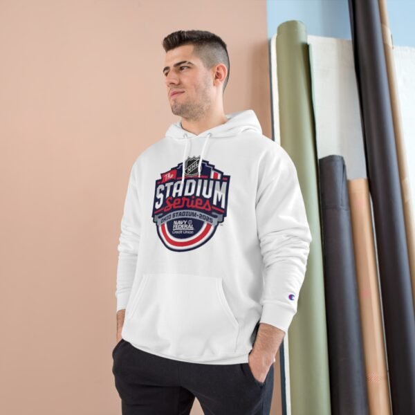 Detroit Red Wings vs Columbus Blue Jackets 2025 Stadium Series Champion Hoodie - Image 3