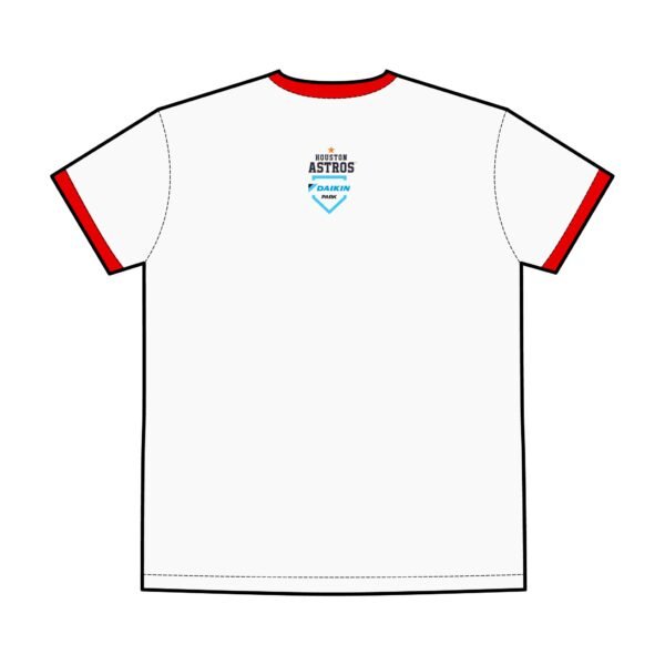 Houston Astros Daikin Park Men's Staple Ringer Tee - Image 4