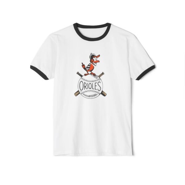 Baltimore Orioles Unisex Cotton Ringer T-Shirt - Image 9