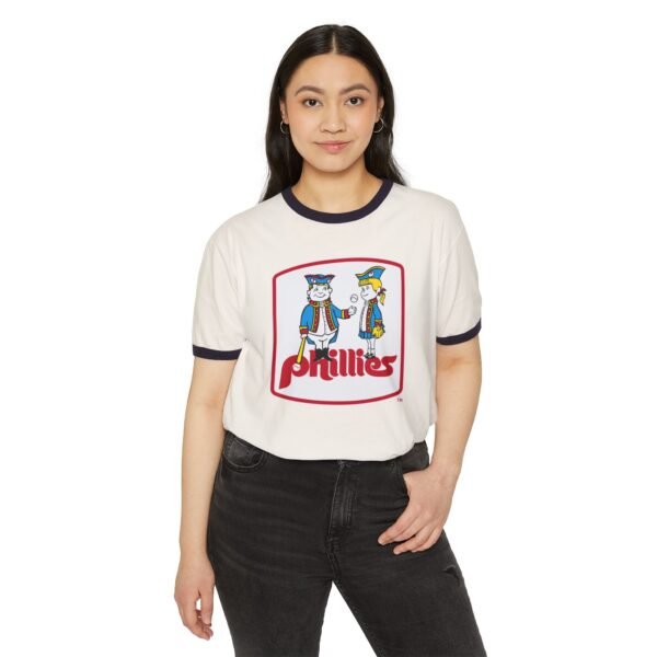 Philadelphia Phillies Unisex Cotton Ringer T-Shirt - Image 7