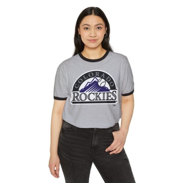 Colorado Rockies Unisex Cotton Ringer T-Shirt - Image 15