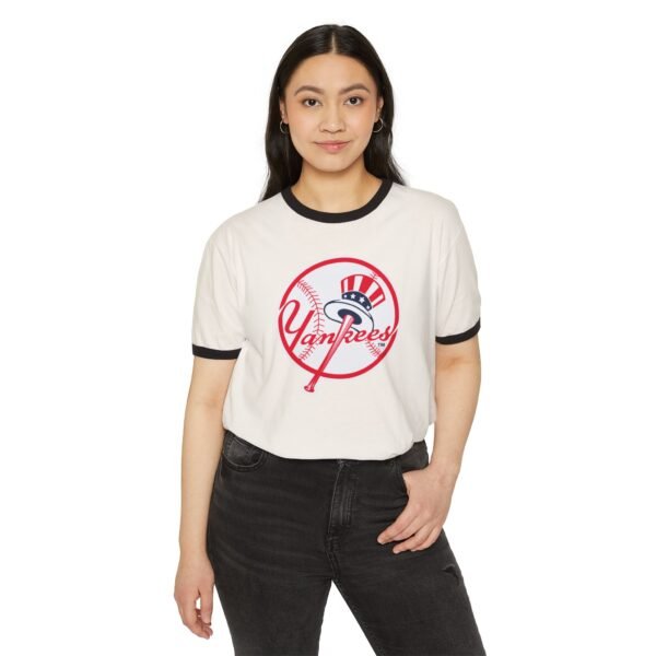 New York Yankees Unisex Cotton Ringer T-Shirt - Image 3