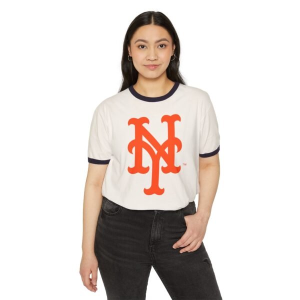 New York Mets Unisex Cotton Ringer T-Shirt - Image 11