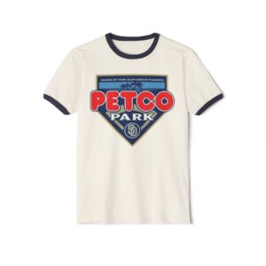 San Diego Padres Petco Park Unisex Cotton Ringer T-Shirt