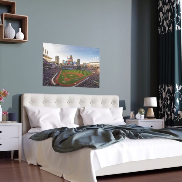 Cleveland Guardians Progressive Field Indoor and Outdoor Silk Posters