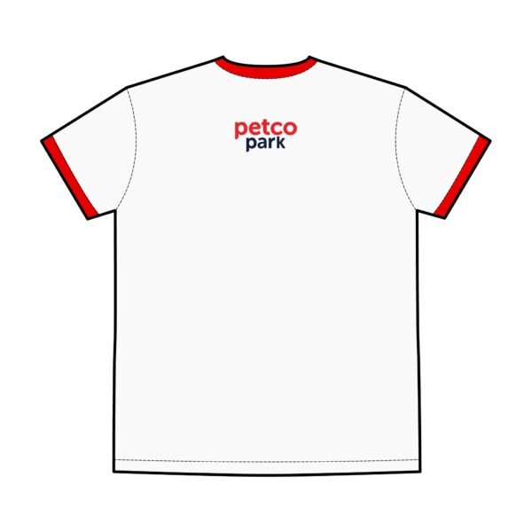 San Diego Padres Petco Park Men's Staple Ringer Tee - Image 4