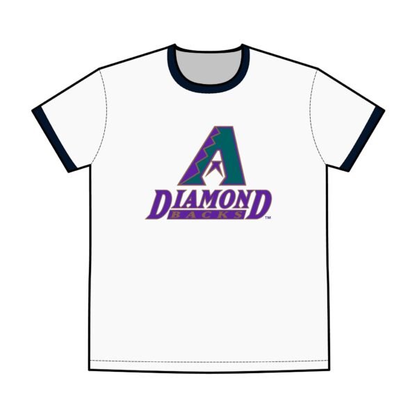 Arizona Diamondbacks Men's Staple Ringer Tee - Image 3
