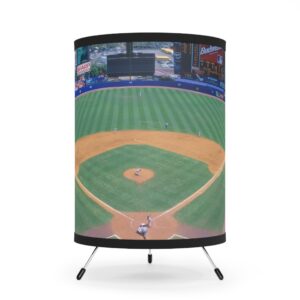 New York Mets Shea Stadium Tripod Lamp with High-Res Printed Shade, USCA plug