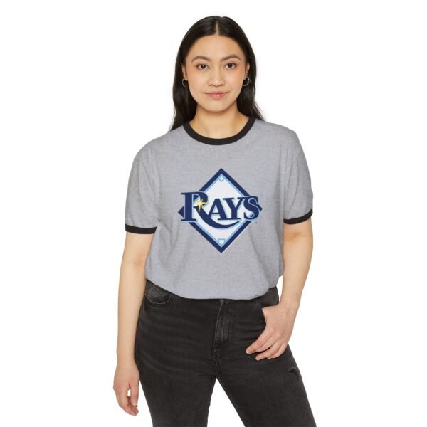 Tampa Bay Rays Unisex Cotton Ringer T-Shirt - Image 11