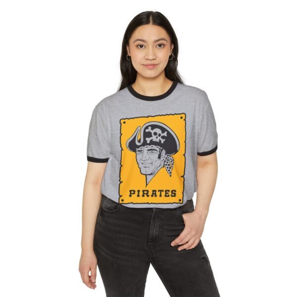 Pittsburgh Pirates Unisex Cotton Ringer T-Shirt - Image 7