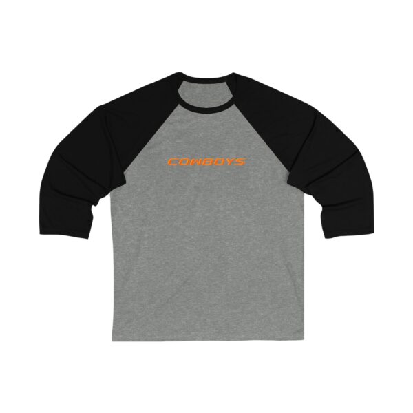 Oklahoma State Cowboys Unisex 34 Sleeve Baseball Tee