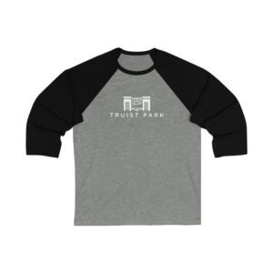 Atlanta Braves Truist Park Unisex 3/4 Sleeve Baseball Tee