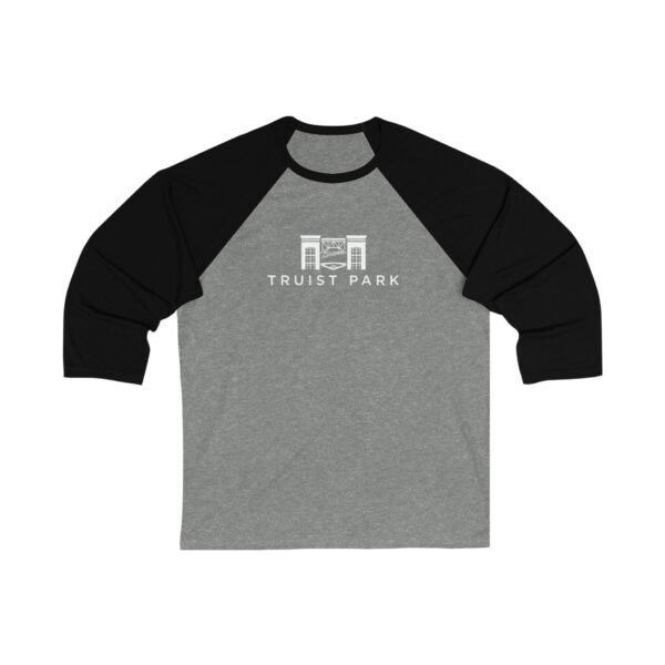 Atlanta Braves Truist Park Unisex 3/4 Sleeve Baseball Tee