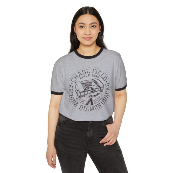 Arizona Diamondbacks Chase Field Unisex Cotton Ringer T-Shirt - Image 15