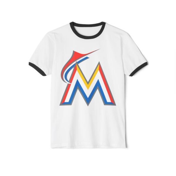 Miami Marlins Unisex Cotton Ringer T-Shirt