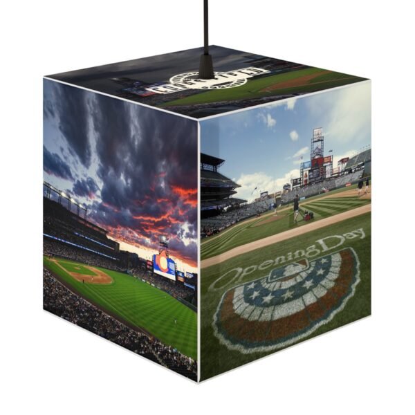 Colorado Rockies Coors Field Chase Field Light Cube Lamp