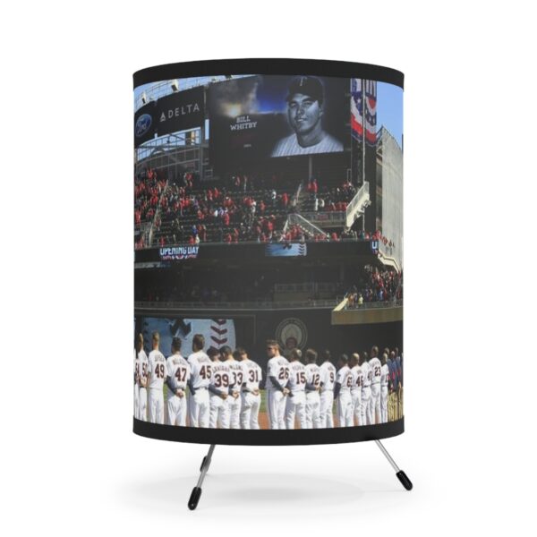 Minnesota Twins Target Field Tripod Lamp with High-Res Printed Shade, USCA plug - Image 4