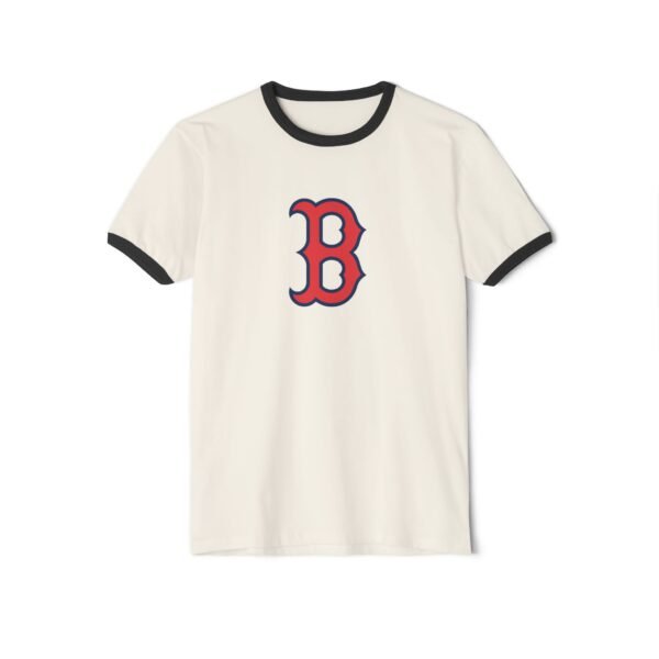 Boston Red Sox Unisex Cotton Ringer T-Shirt - Image 5