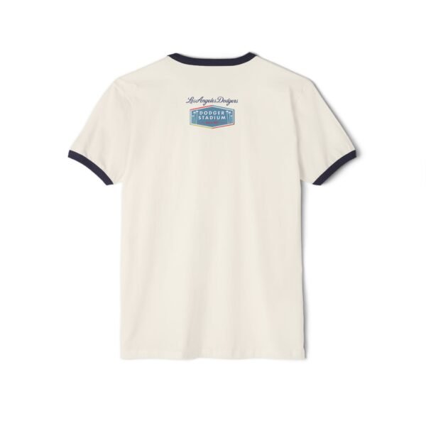 Los Angeles Dodger Stadium Unisex Cotton Ringer T-Shirt - Image 2