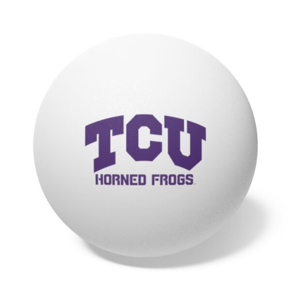 TCU Horned Frogs Ping Pong Balls, 6 pcs - Image 5