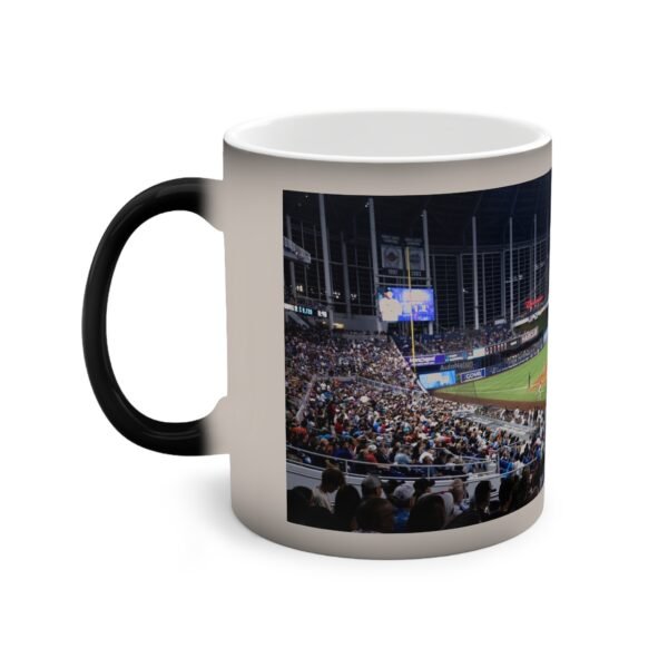 Miami Marlins loanDepot park Color-Changing Mug, 11oz - Image 4
