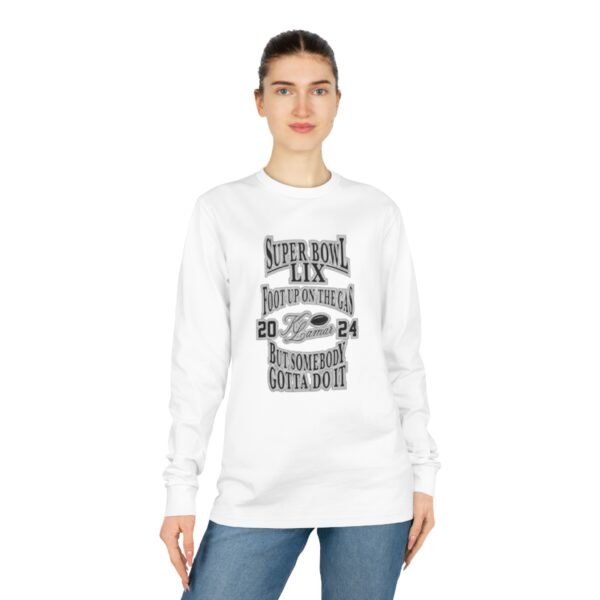 Kendrick Lamar 2025 Super Bowl LIX Halftime Show Unisex Shifts Dry Organic Long Sleeve Tee - Image 3
