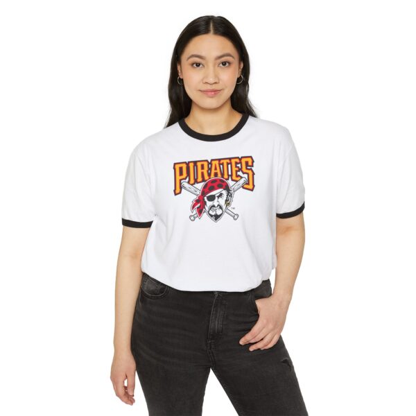 Pittsburgh Pirates Unisex Cotton Ringer T-Shirt - Image 11