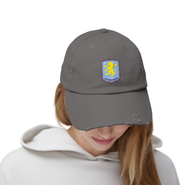 Aston Villa Unisex Distressed Cap - Image 16