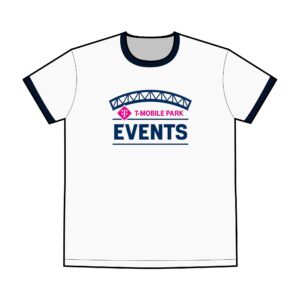 Seattle Mariners T-Mobile Park Men's Staple Ringer Tee