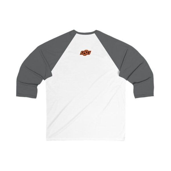 Oklahoma State Cowboys Unisex 34 Sleeve Baseball Tee - Image 4