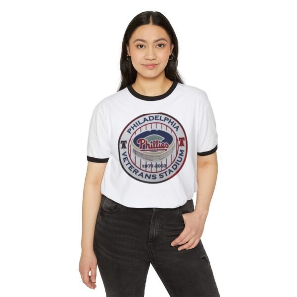 Philadelphia Phillies Veterans Stadium Unisex Cotton Ringer T-Shirt - Image 15
