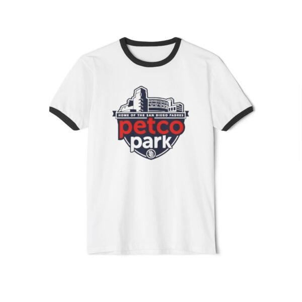 San Diego Padres Petco Park Unisex Cotton Ringer T-Shirt - Image 9