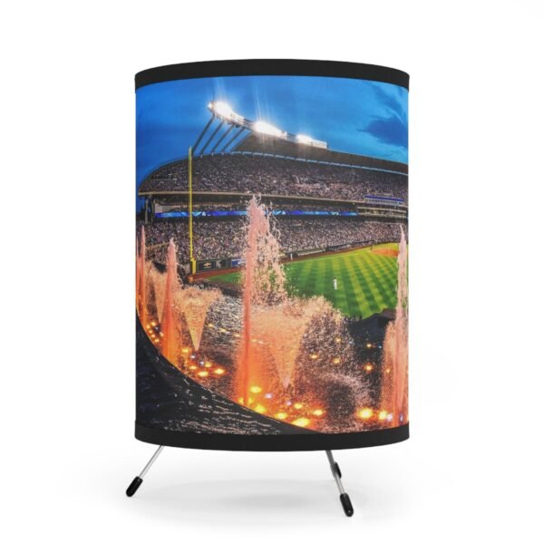 Kansas City Royals Kauffman Stadium Tripod Lamp with High-Res Printed Shade, USCA plug - Image 2