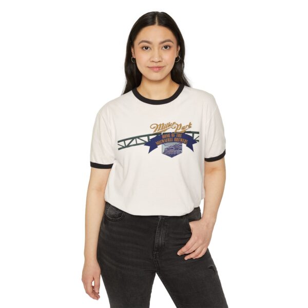Milwaukee Brewers Miller Field Unisex Cotton Ringer T-Shirt - Image 11