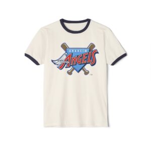 Anaheim Angels Unisex Cotton Ringer T-Shirt