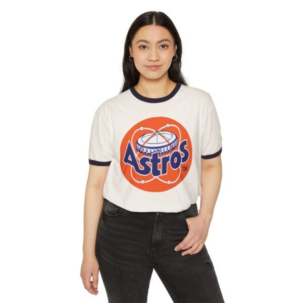 Houston Astros Unisex Cotton Ringer T-Shirt - Image 3