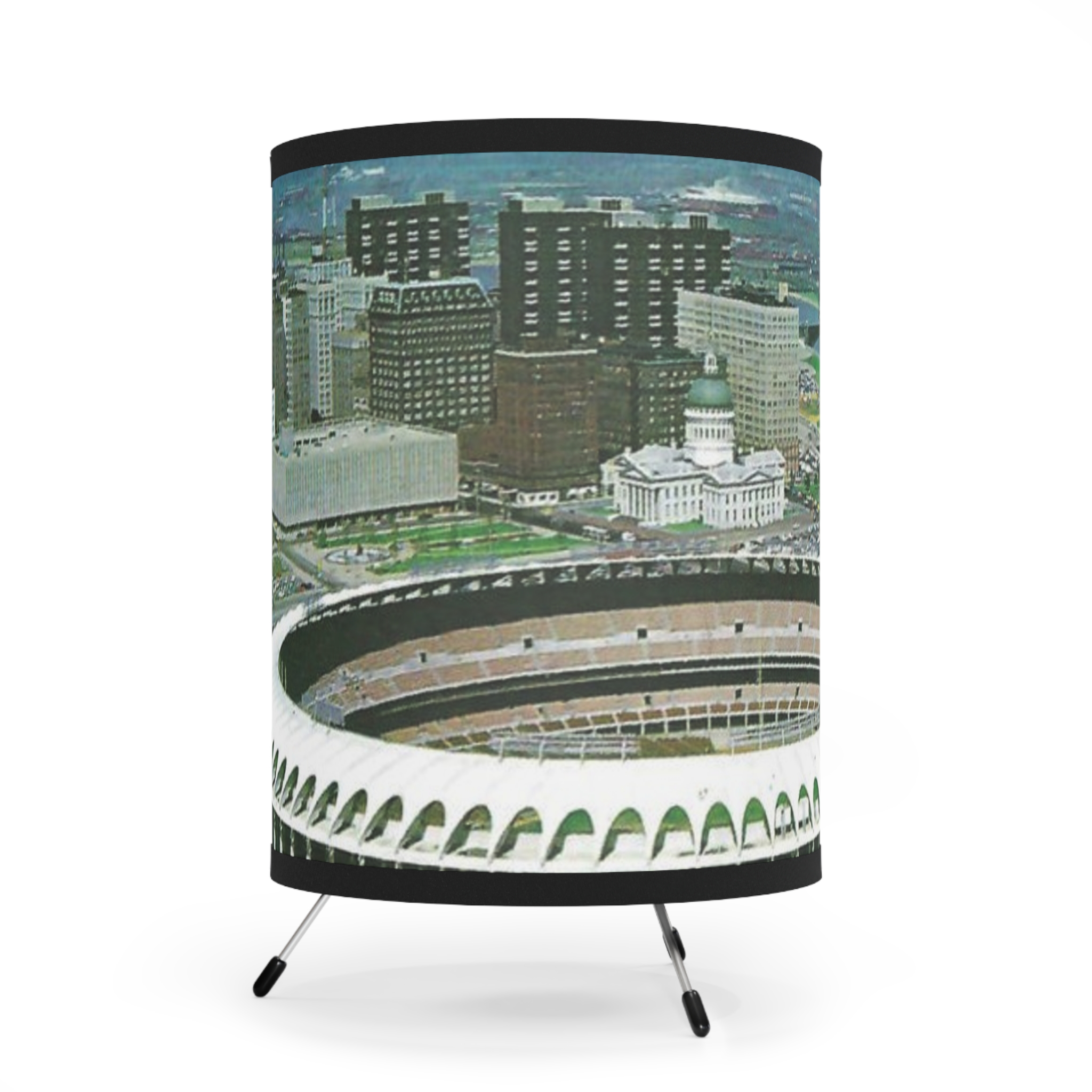 St. Louis Cardinals Busch Stadium Tripod Lamp with High-Res Printed Shade, USCA plug - Image 2