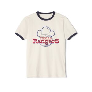 Texas Rangers Unisex Cotton Ringer T-Shirt