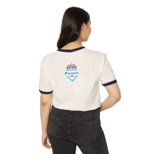 Houston Astros Daikin Park Unisex Cotton Ringer T-Shirt - Image 4