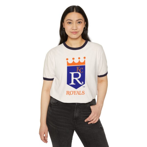 Kansas City Royals Unisex Cotton Ringer T-Shirt - Image 3