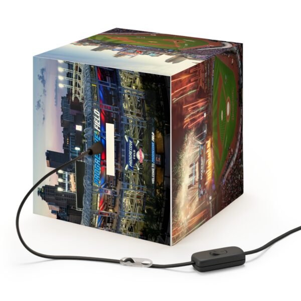 Cleveland Guardians Progressive Field Light Cube Lamp - Image 3