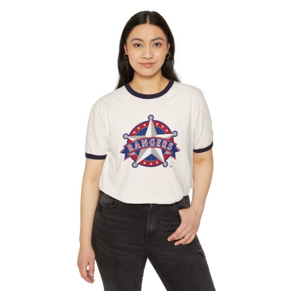 Texas Rangers Unisex Cotton Ringer T-Shirt - Image 3