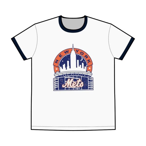 New York Mets Shea Stadium Men's Staple Ringer Tee