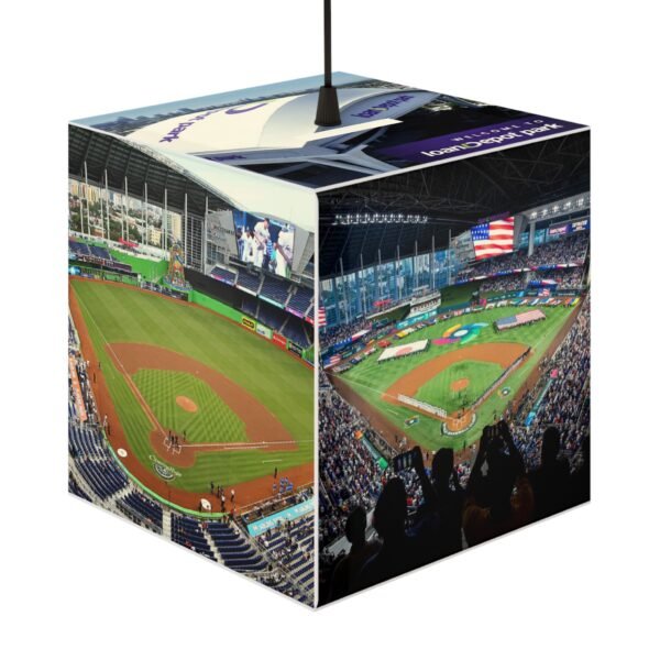 Miami Marlins loanDepot park Light Cube Lamp