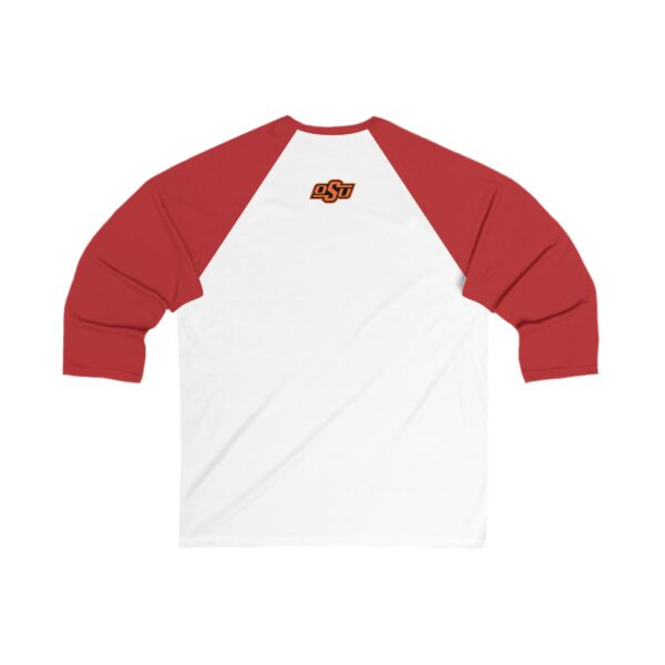 Oklahoma State Cowboys Unisex 34 Sleeve Baseball Tee - Image 6